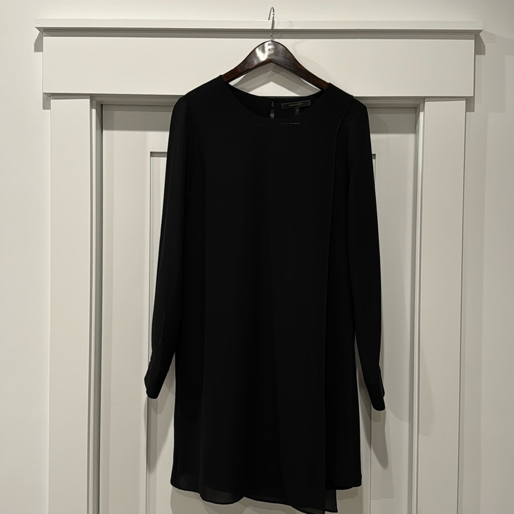 Black Long Sleeve BCBG Dress - M